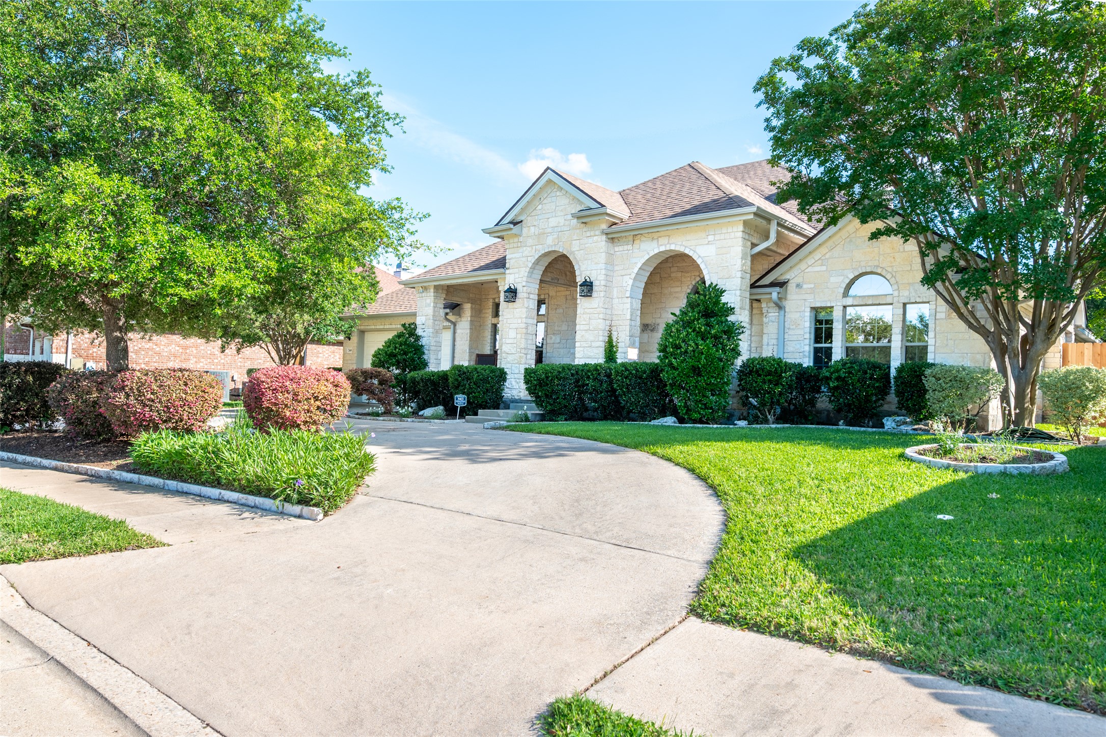 748 Nelson Ranch Road Cedar Park, TX 78613 - Photo 20 of 24 a front view of a house with a yard