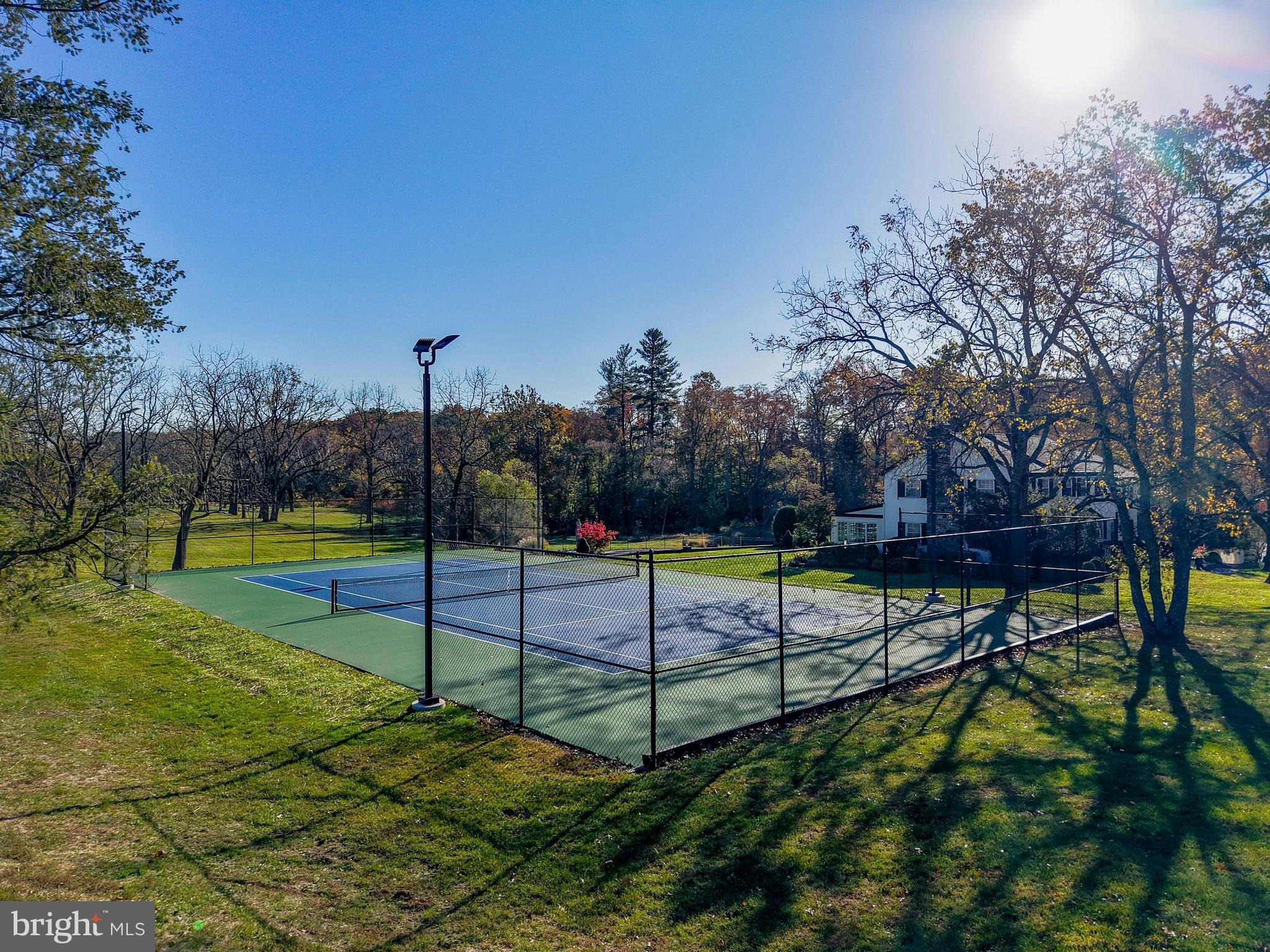 1315 Pineville Road New Hope, PA 18938 - Photo 43 of 58 Newly Resufaced Tennis Court