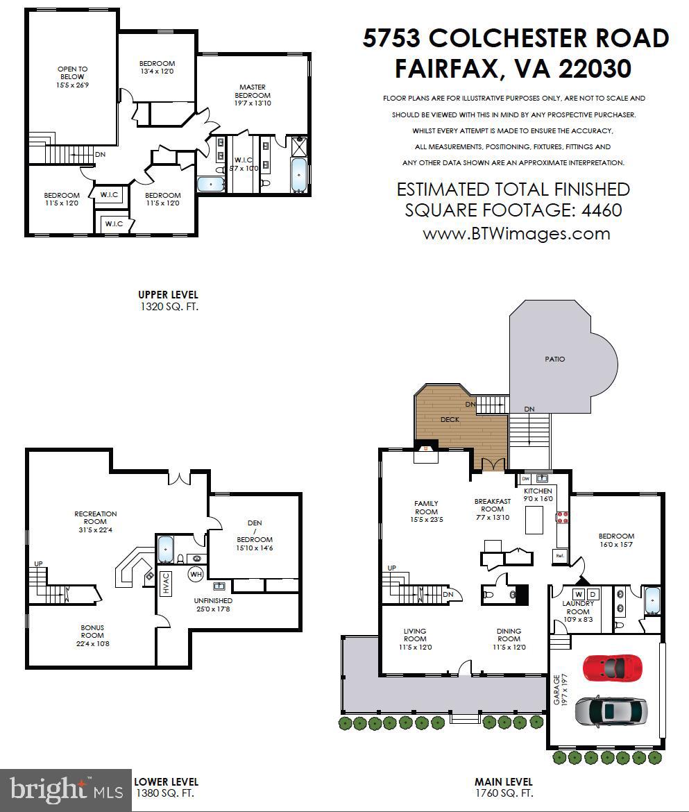5753 Colchester Road Fairfax, VA 22030 - Photo 61 of 61 Floor plan