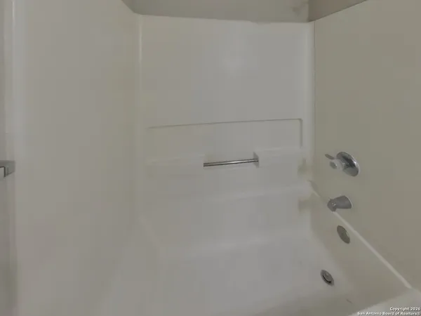 a close up of a bathtub