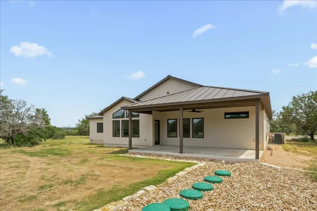 a view of lake with green space
