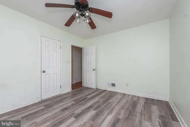 wooden floor in an empty room