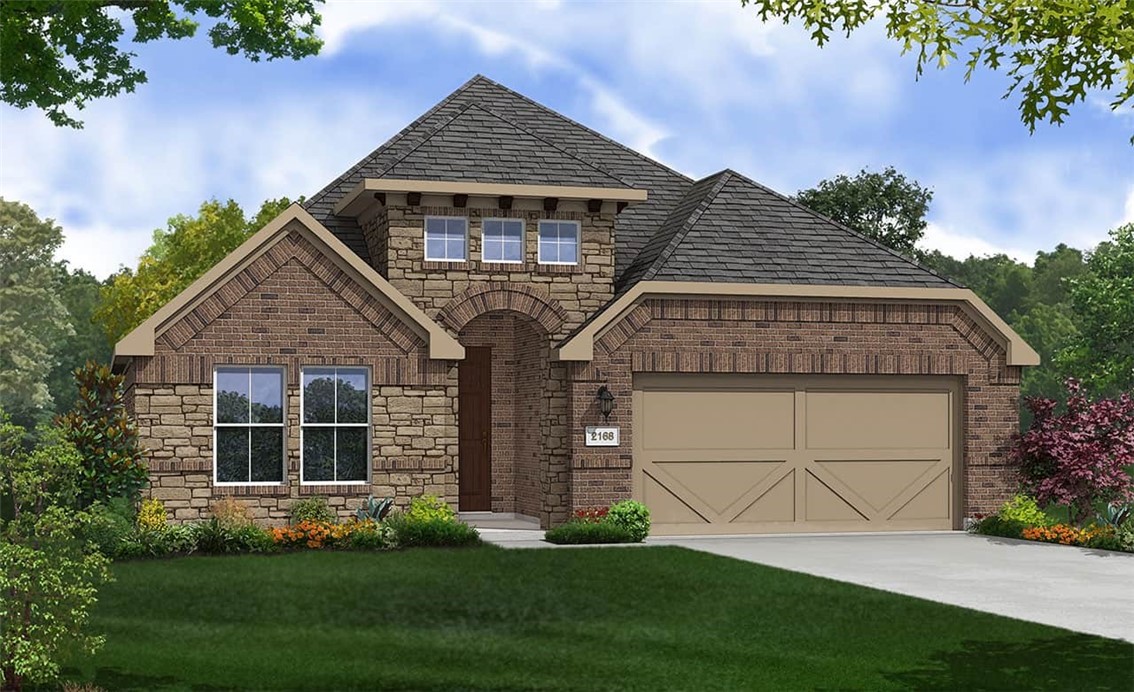 294 Biscayne Bay Bend Kyle, TX 78640 - Photo 1 of 1 a front view of a house with a garden and yard