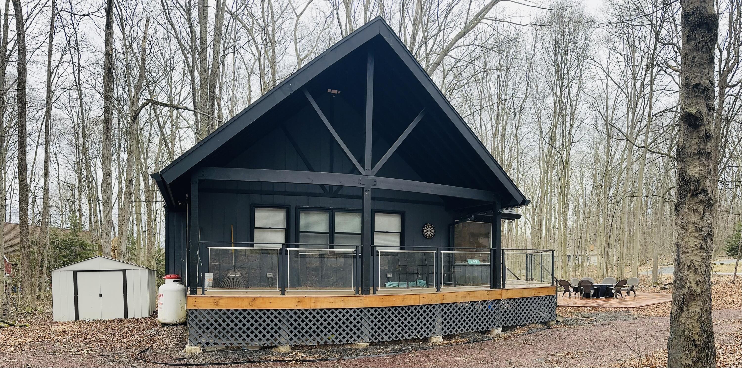 299 Delaware Trail Pocono Lake, PA 18347 - Photo 1 of 27 a view of house and outdoor space