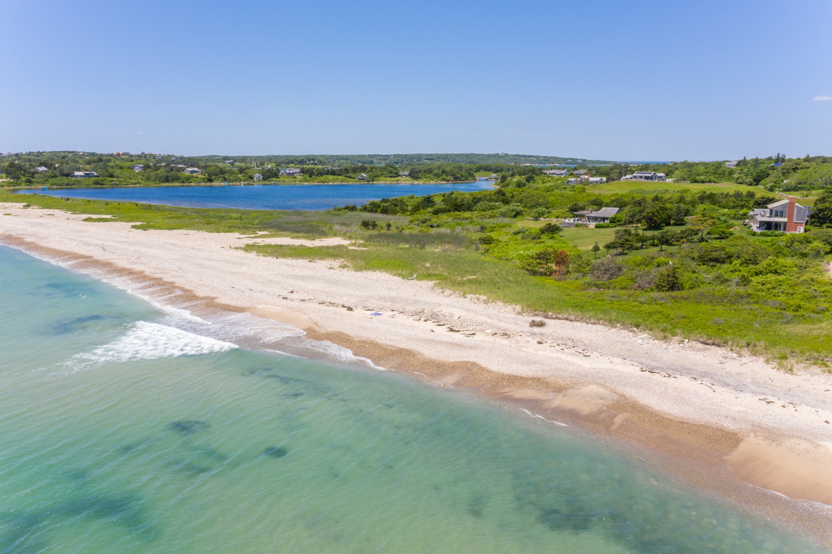 95 Stonewall Road Chilmark, MA 02535 - Photo 2 of 51 a view of an ocean and beach