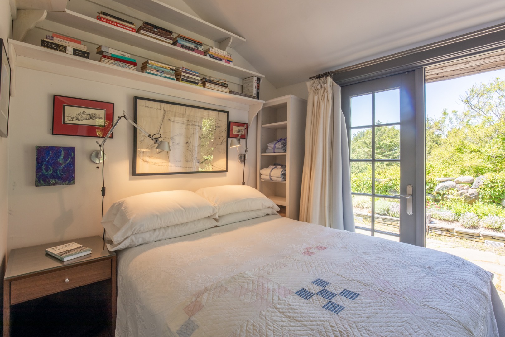 95 Stonewall Road Chilmark, MA 02535 - Photo 31 of 51 a bedroom with a bed and a window