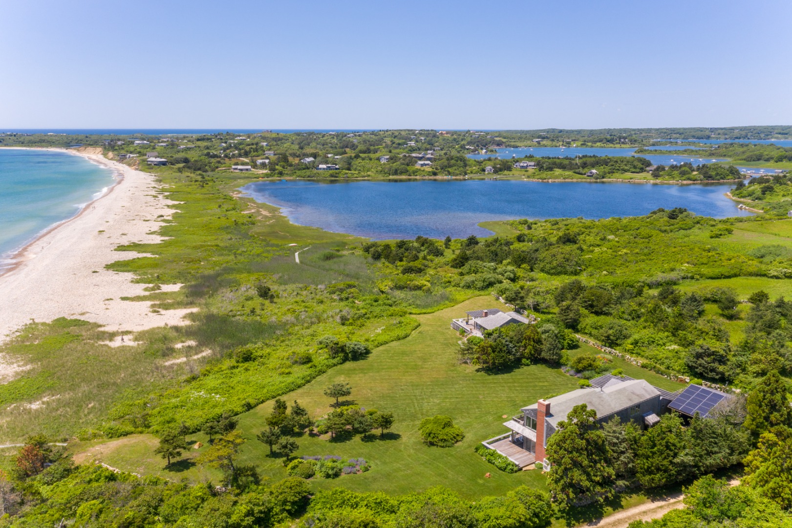 95 Stonewall Road Chilmark, MA 02535 - Photo 41 of 51 a view of lake with mountain