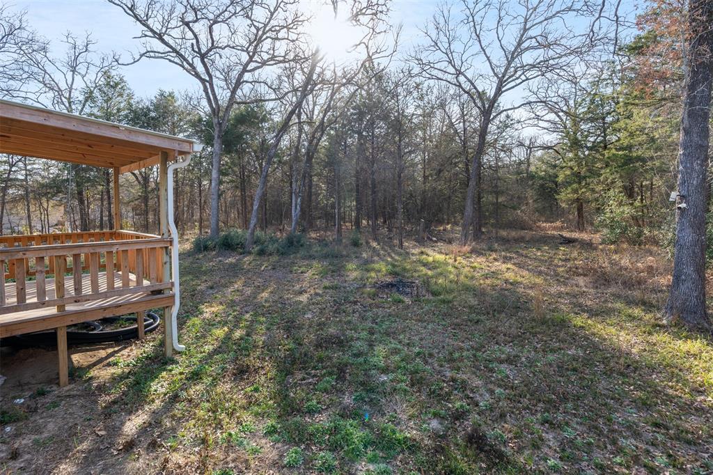 9603 County Road 2138 Kemp, TX 75143 - Photo 29 of 36 a view of outdoor space with deck and backyard