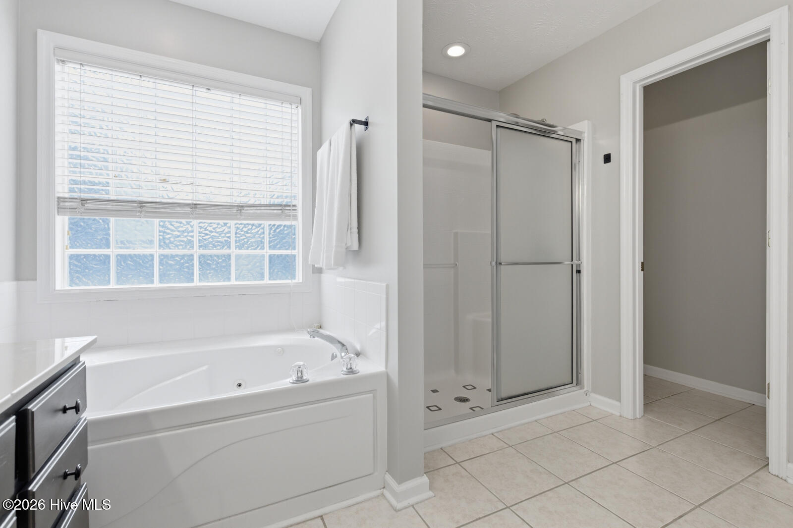257 Rutherford Way Jacksonville, NC 28540 - Photo 24 of 43 Soaking tub and walk-in shower, water closet.