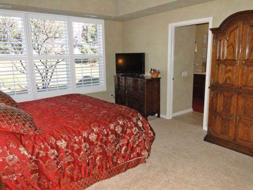 13384 Delaney Road Huntley, IL 60142 - Photo 13 of 16 a bedroom with a bed and a flat screen tv