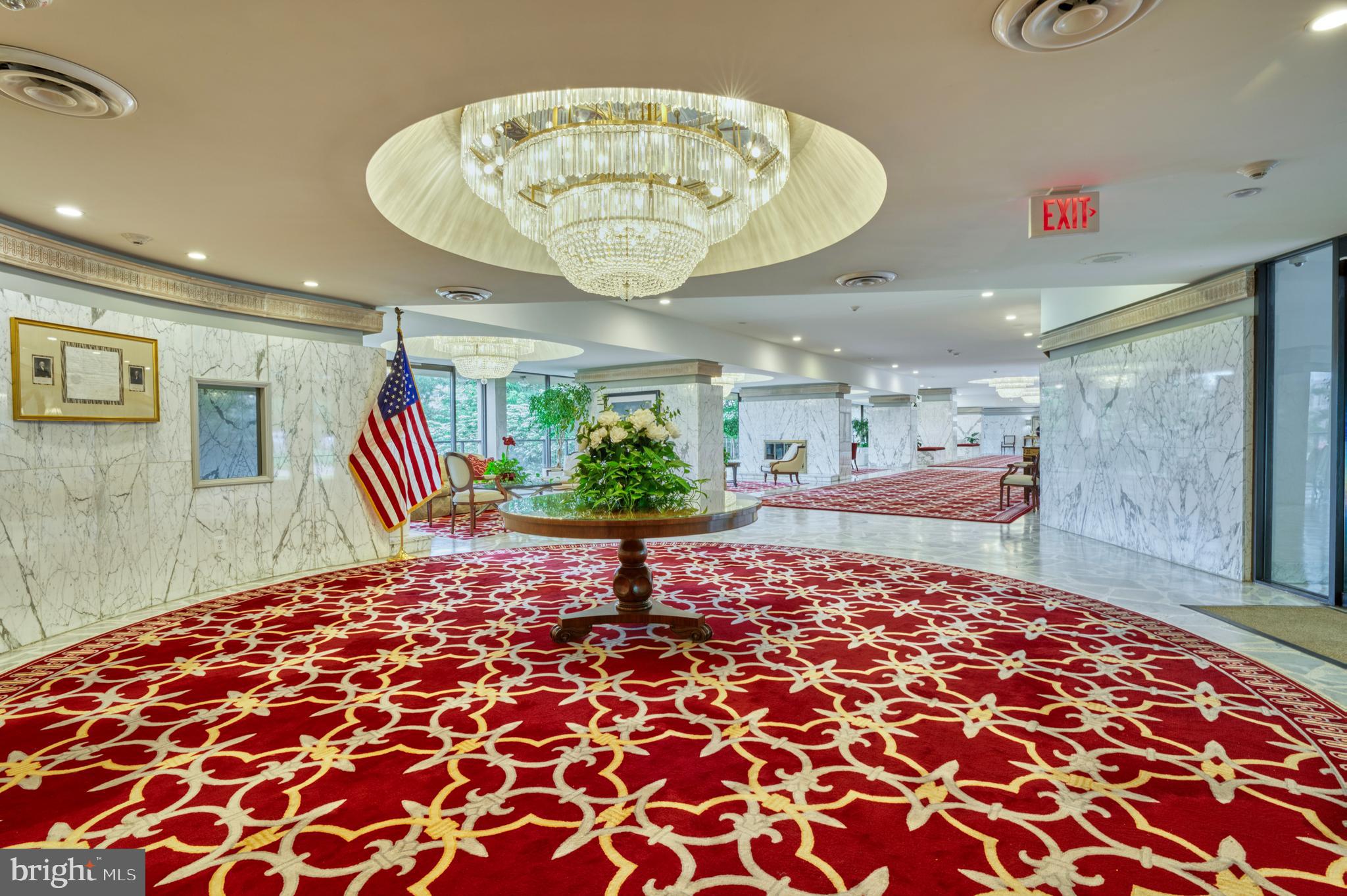 1101 South Arlington Ridge Road, Unit 616 Arlington, VA 22202 - Photo 7 of 57 Exquisite lobby