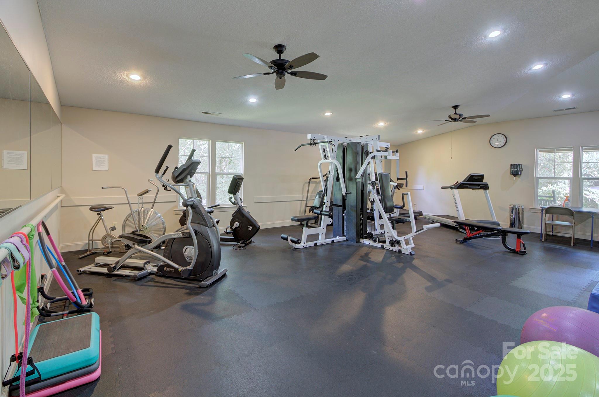 1104 Deermouse Way Hendersonville, NC 28792 - Photo 29 of 32 a view of a room with gym equipment