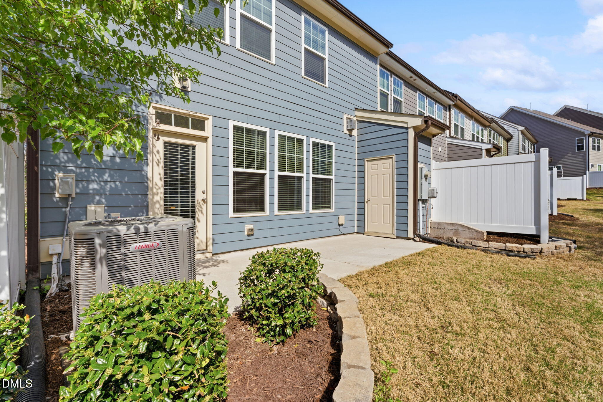 624 Newlyn Drive Raleigh, NC 27606 - Photo 22 of 23 Back with patio & storage