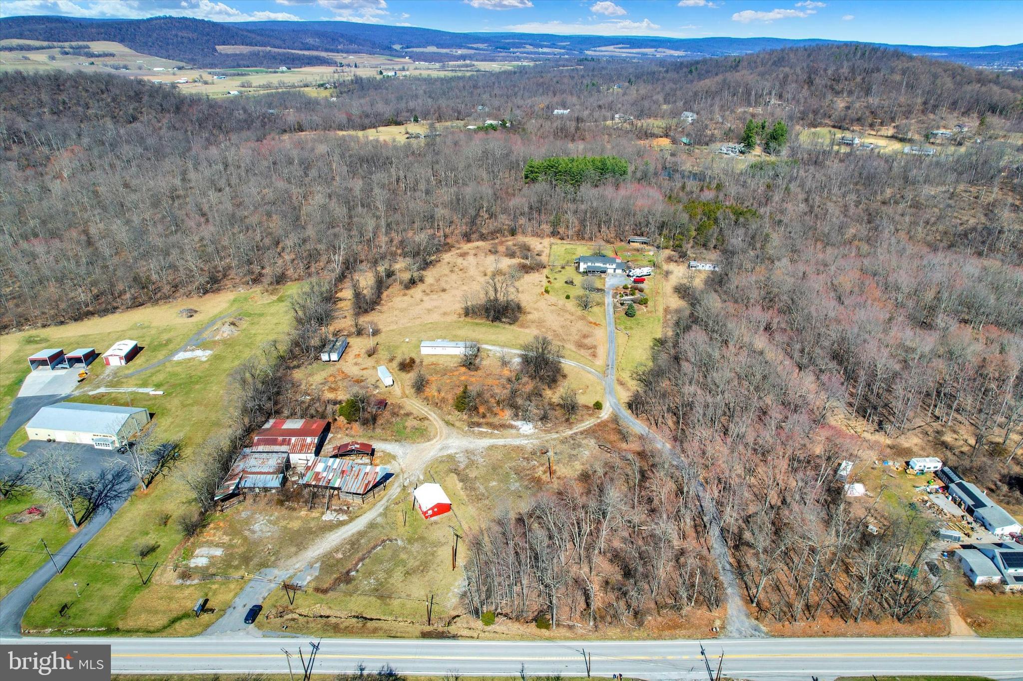 a view of outdoor space and city view