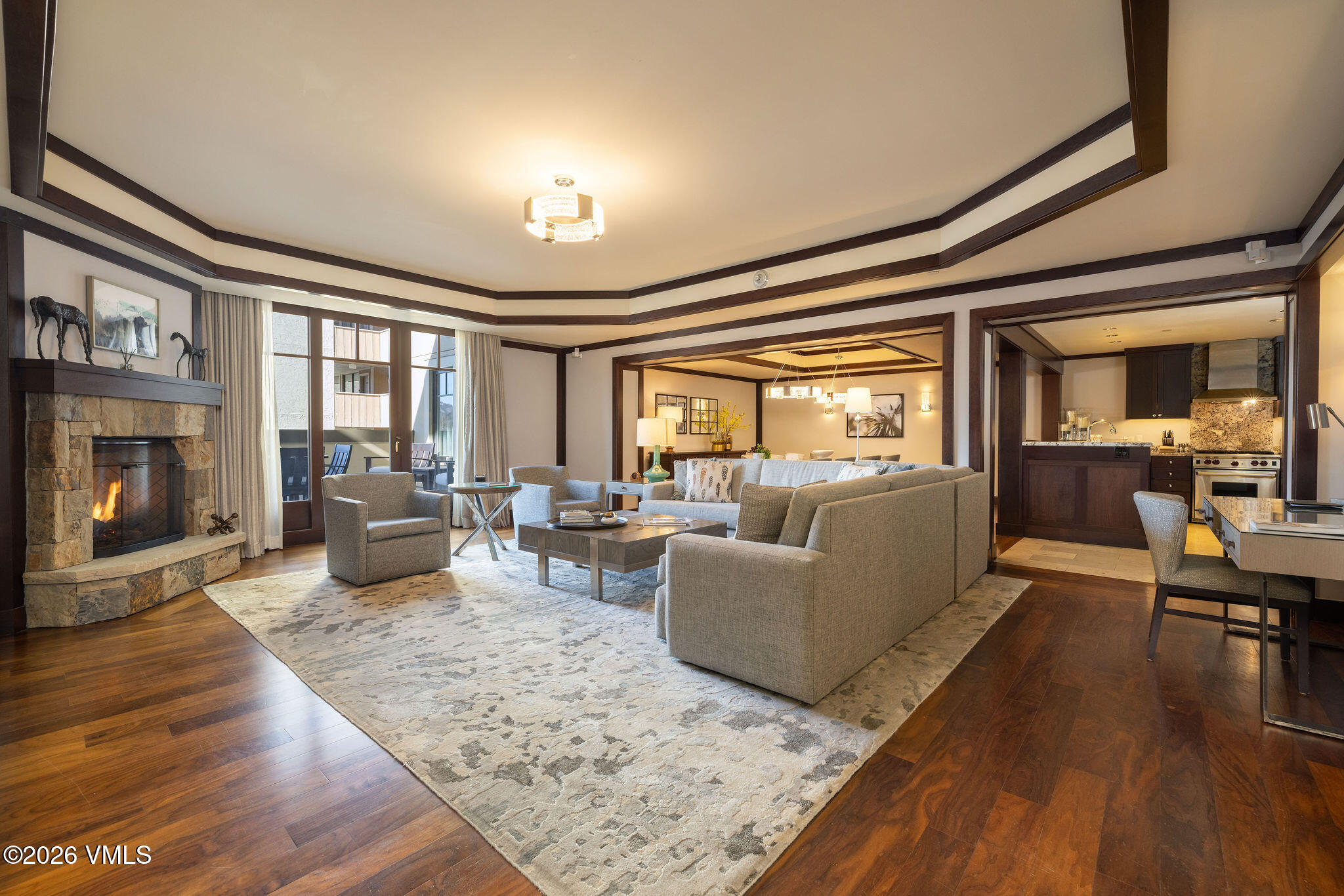 1 Vail Road, Unit 7105B Vail, CO 81657 - Photo 3 of 22 2601_four_seasons_7105_interior_living_a