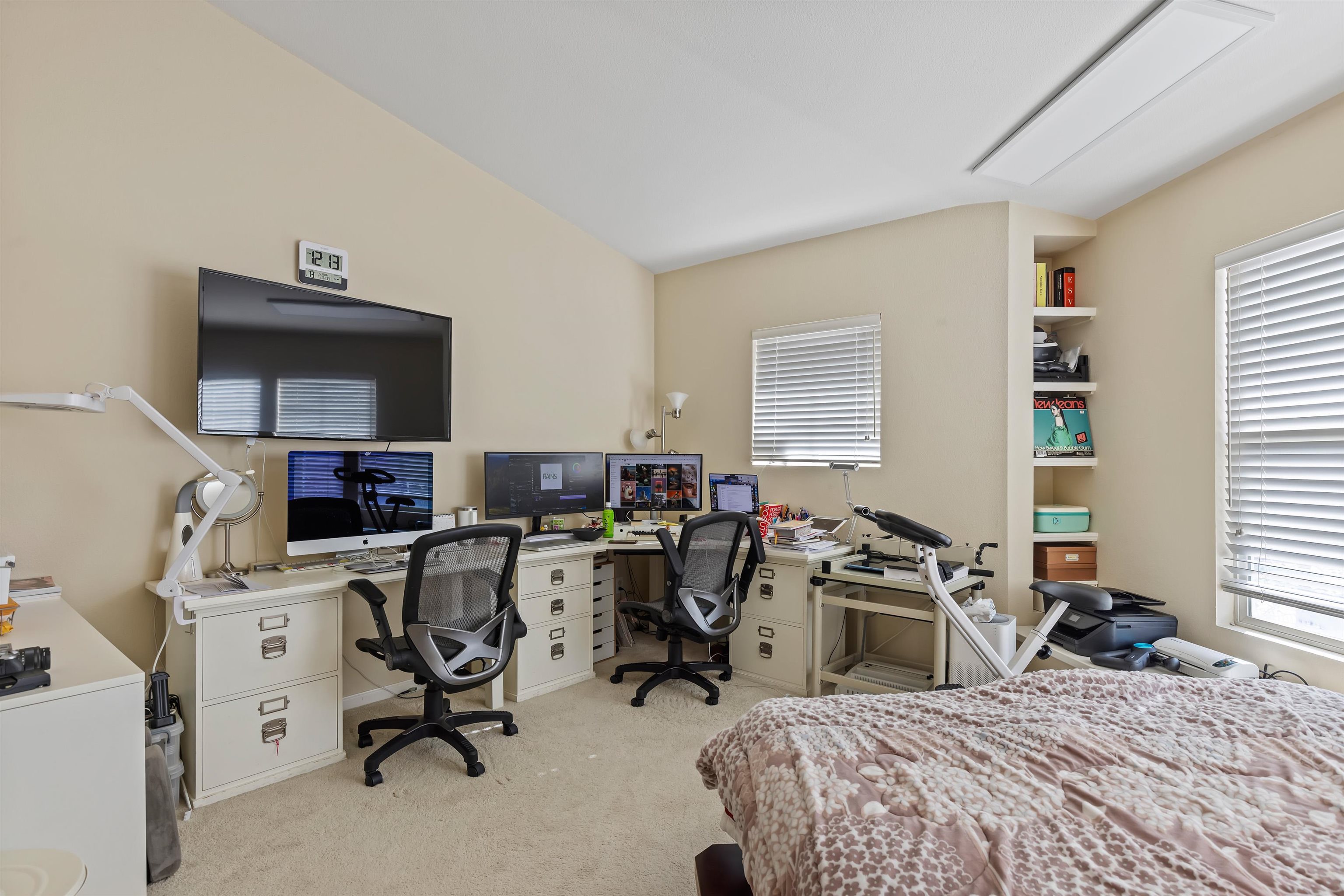 3567 Dayton Common Fremont, CA 94538 - Photo 17 of 29 a bedroom with a workspace