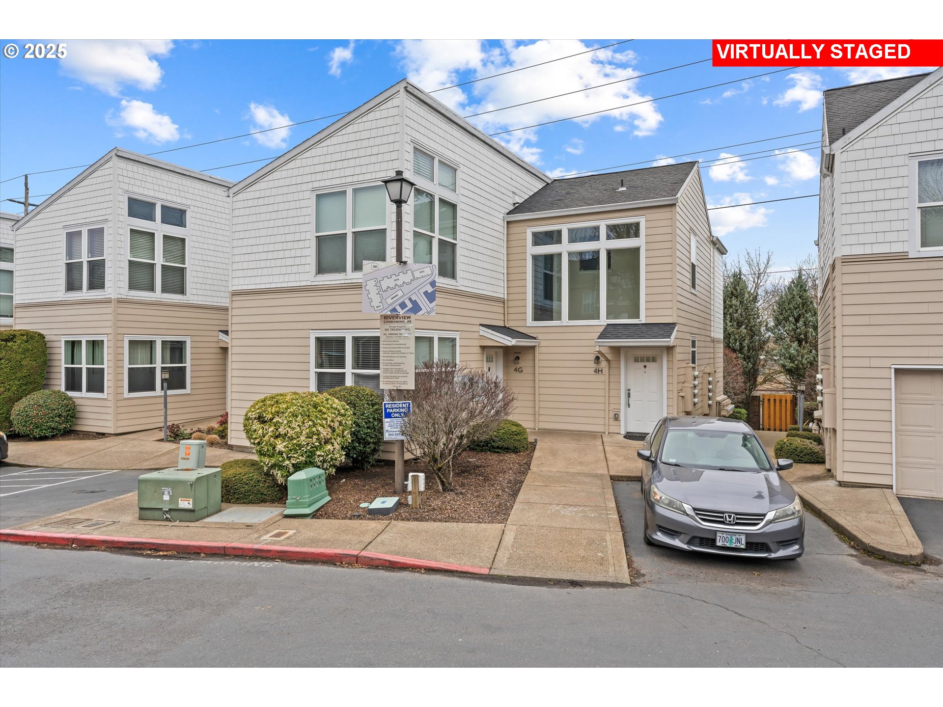 a house view with a sitting space