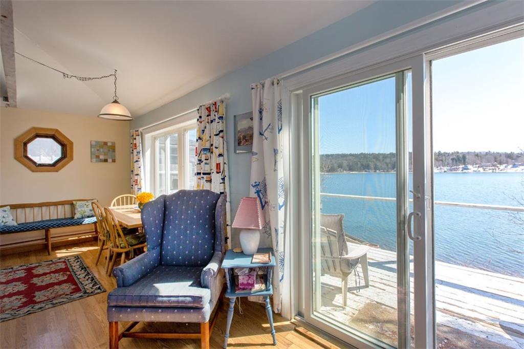 Sliders to ocean front deck.