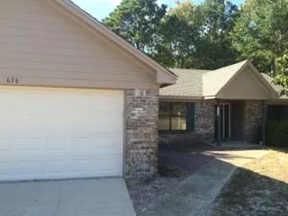 a backyard of a house