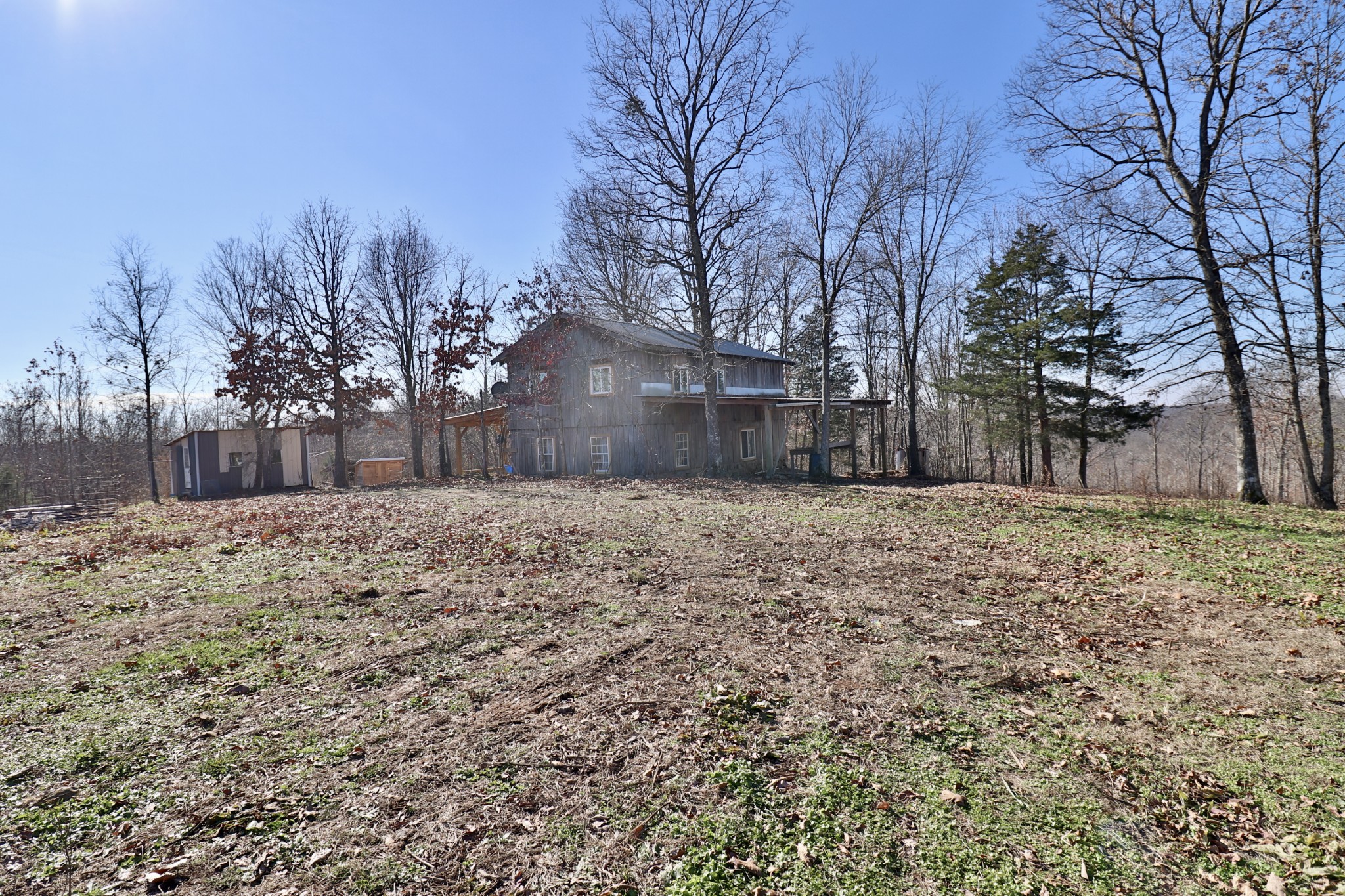 4561 Mayberry Prong Road Linden, TN 37096 - Photo 26 of 27 a front view of house with a fence