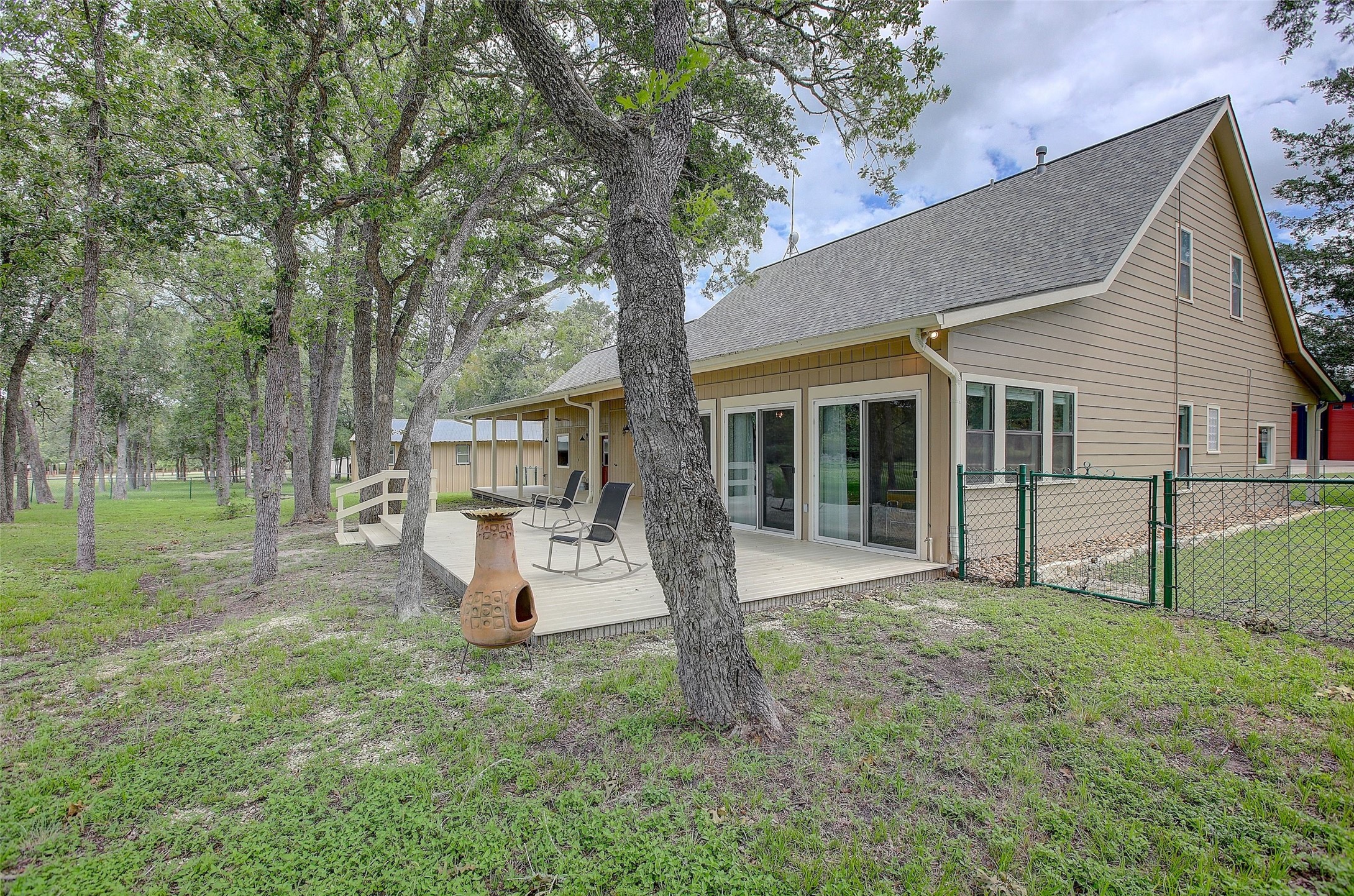 1928 Koether Road Carmine, TX 78932 - Photo 7 of 49 Backyard of the main home at an angle, picturesque and private