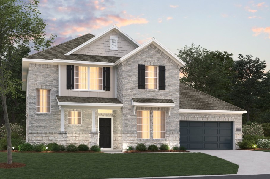 2014 Heather Rdg Way Rosenberg, TX 77471 - Photo 1 of 23 a front view of a house with a yard and garage