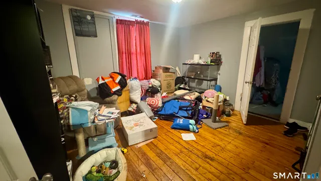 a room with storage and utility