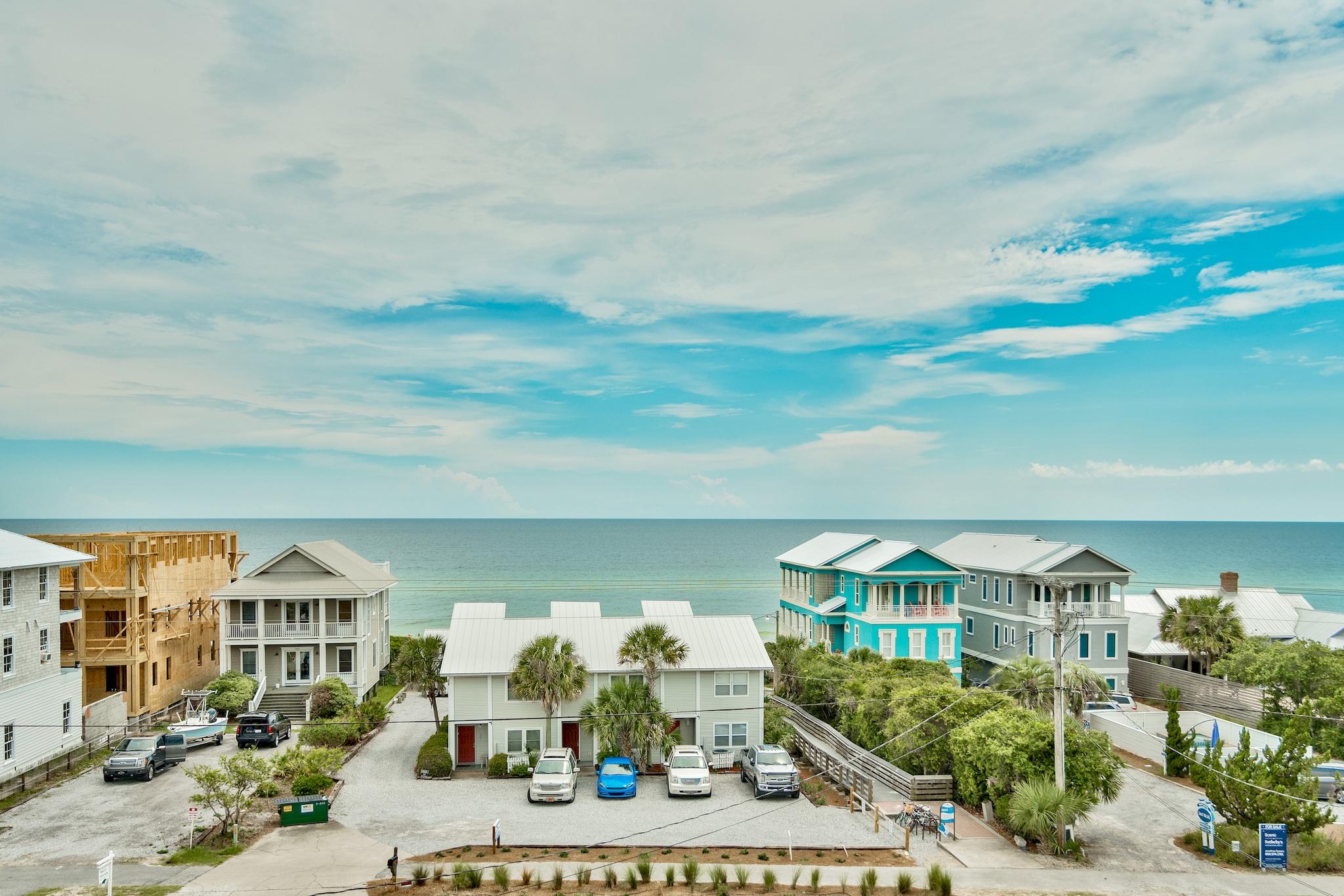 8045 East County Highway 30A Inlet Beach, FL 32461 - Photo 2 of 38 an aerial view of multiple houses