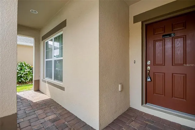 a view of an entryway door