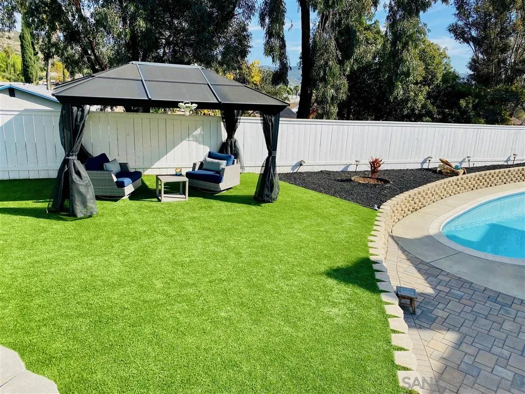 13609 Sunset View Road Poway, CA 92064 - Photo 15 of 15 a view of a garden with a slide