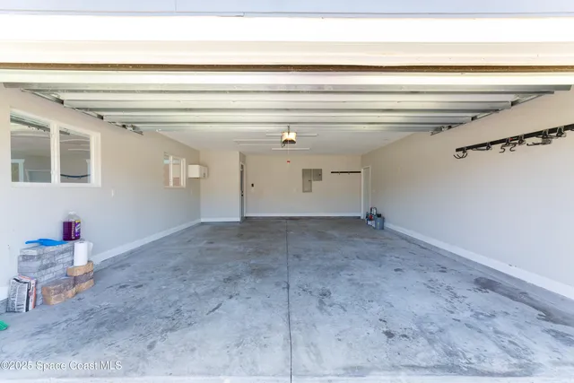 a view of a lake with a big yard