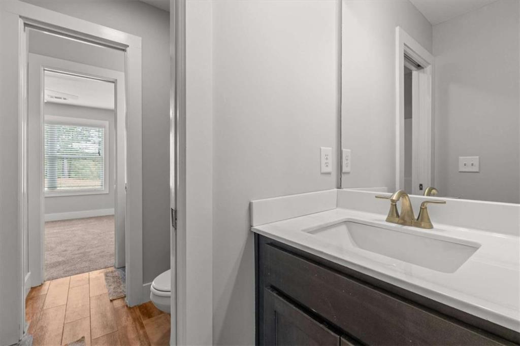 1233 Whooping Creek Road Carrollton, GA 30116 - Photo 38 of 61 a bathroom with a sink and a mirror