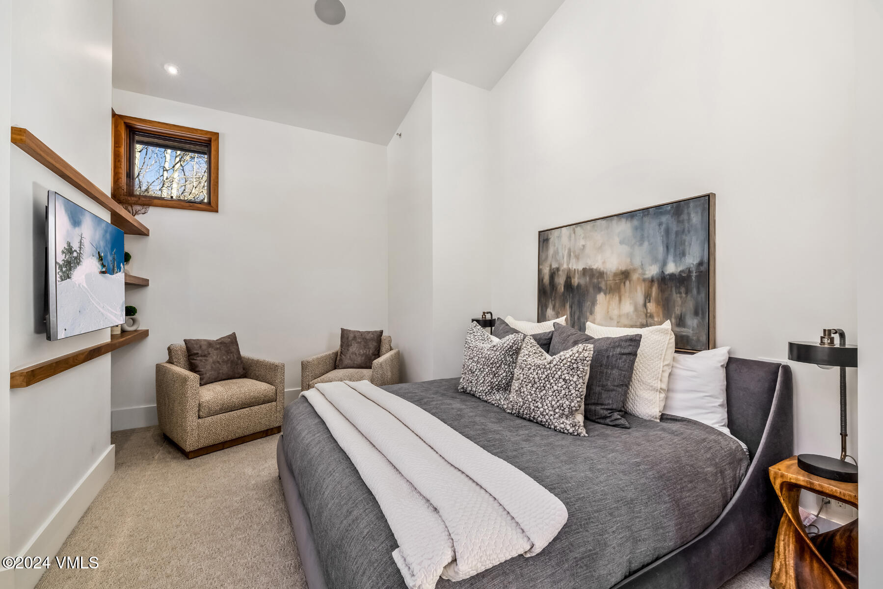 2470 Bald Mountain Road Vail, CO 81657 - Photo 16 of 29 a living room with furniture and a flat screen tv