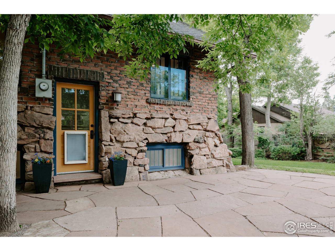 1188 Forest Avenue Boulder, CO 80304 - Photo 32 of 38 Side entrance and flagstone patio