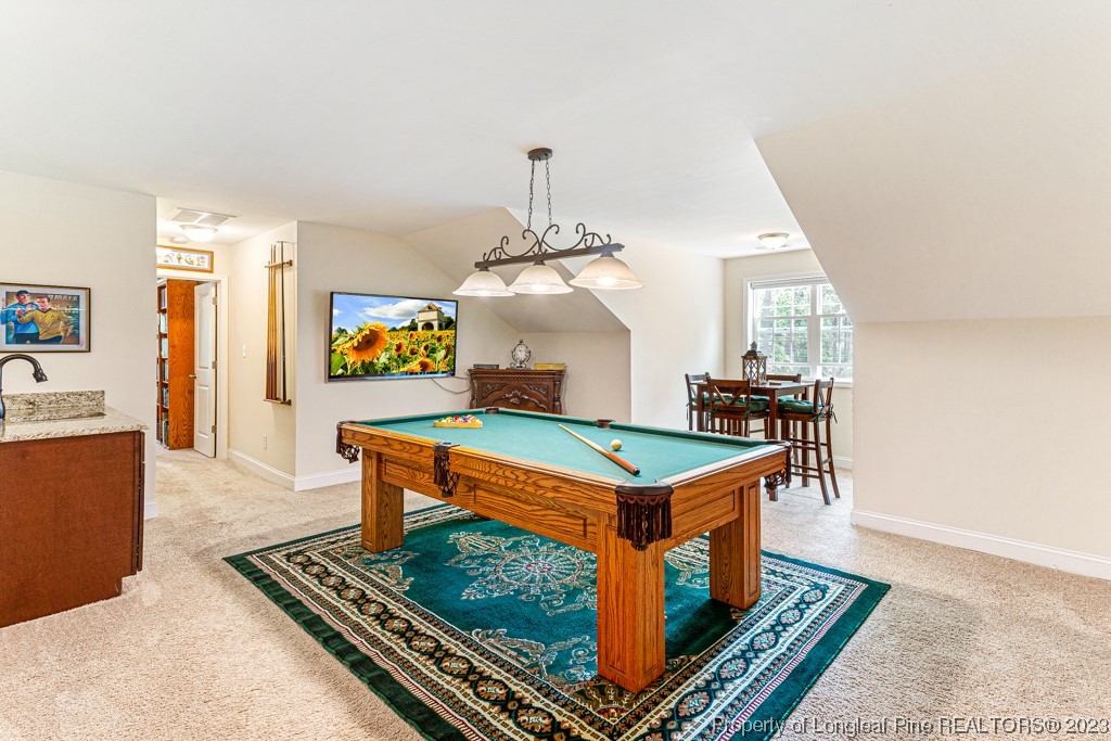 4532 Niagara Carthage Road Carthage, NC 28327 - Photo 30 of 44 a room with pool table and windows