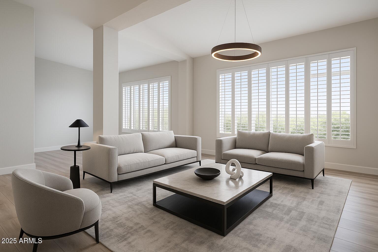 6334 East Viewmont Drive, Unit 9 Mesa, AZ 85215 - Photo 6 of 45 a living room with furniture and a large window