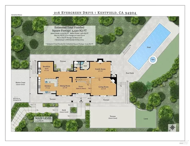 $6,575,000 | 216 Evergreen Drive, Kentfield, CA 94904