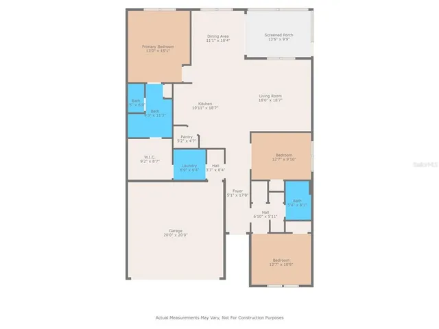 front view of a building with a porch