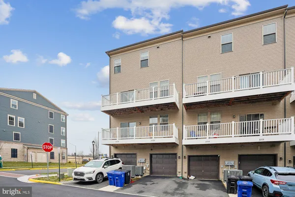a car parked in front of a building