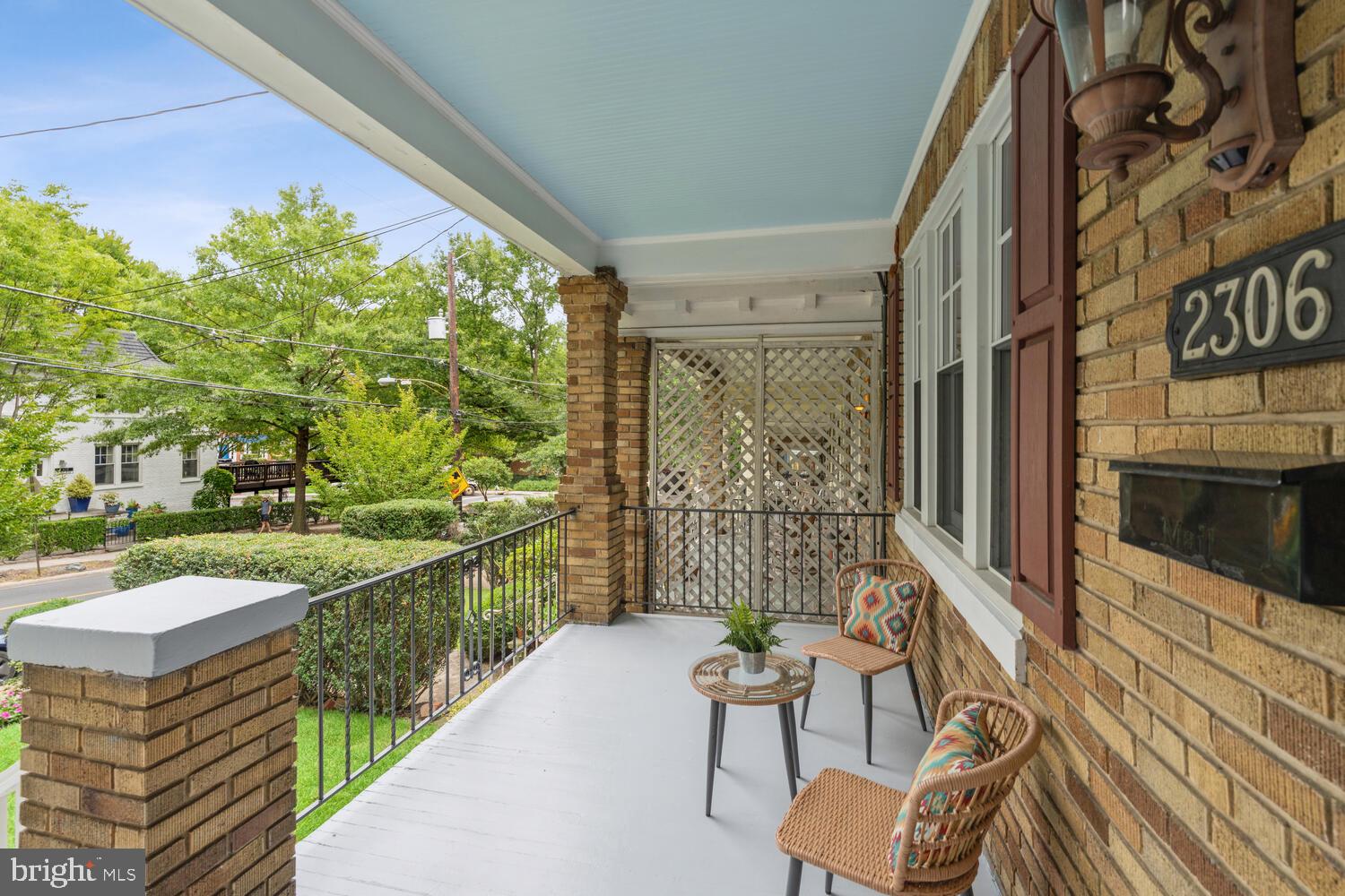 2306 Tunlaw Road Northwest Washington, DC 20007 - Photo 2 of 24 Covered Front Porch