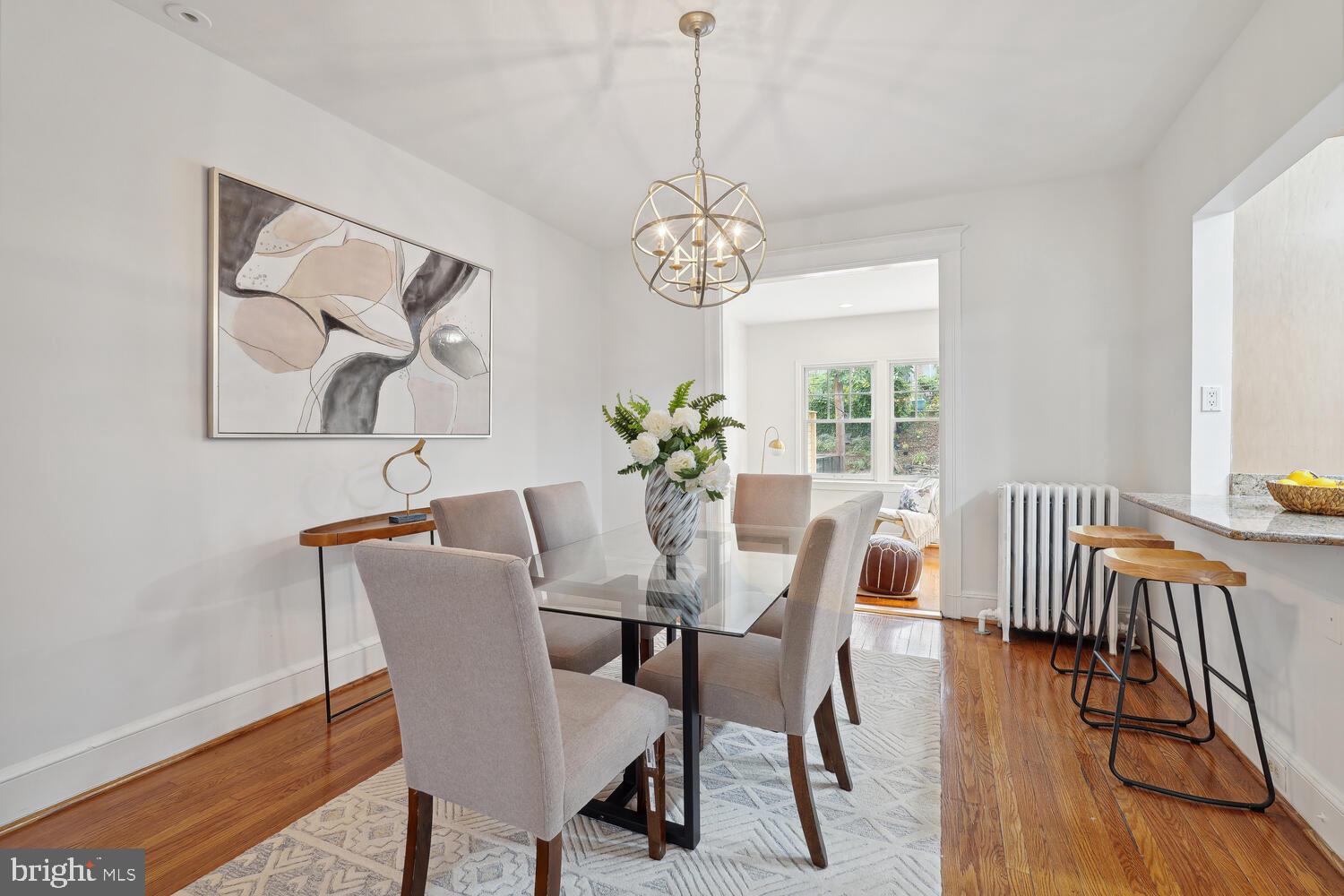 2306 Tunlaw Road Northwest Washington, DC 20007 - Photo 7 of 24 Dining Room