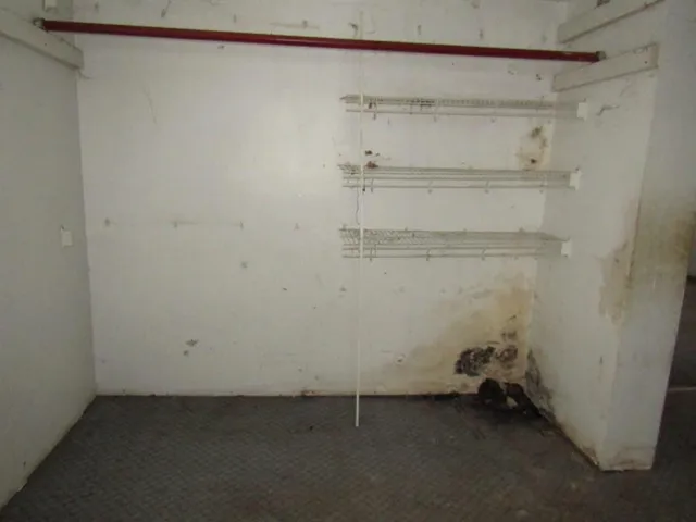 a small space with a shower