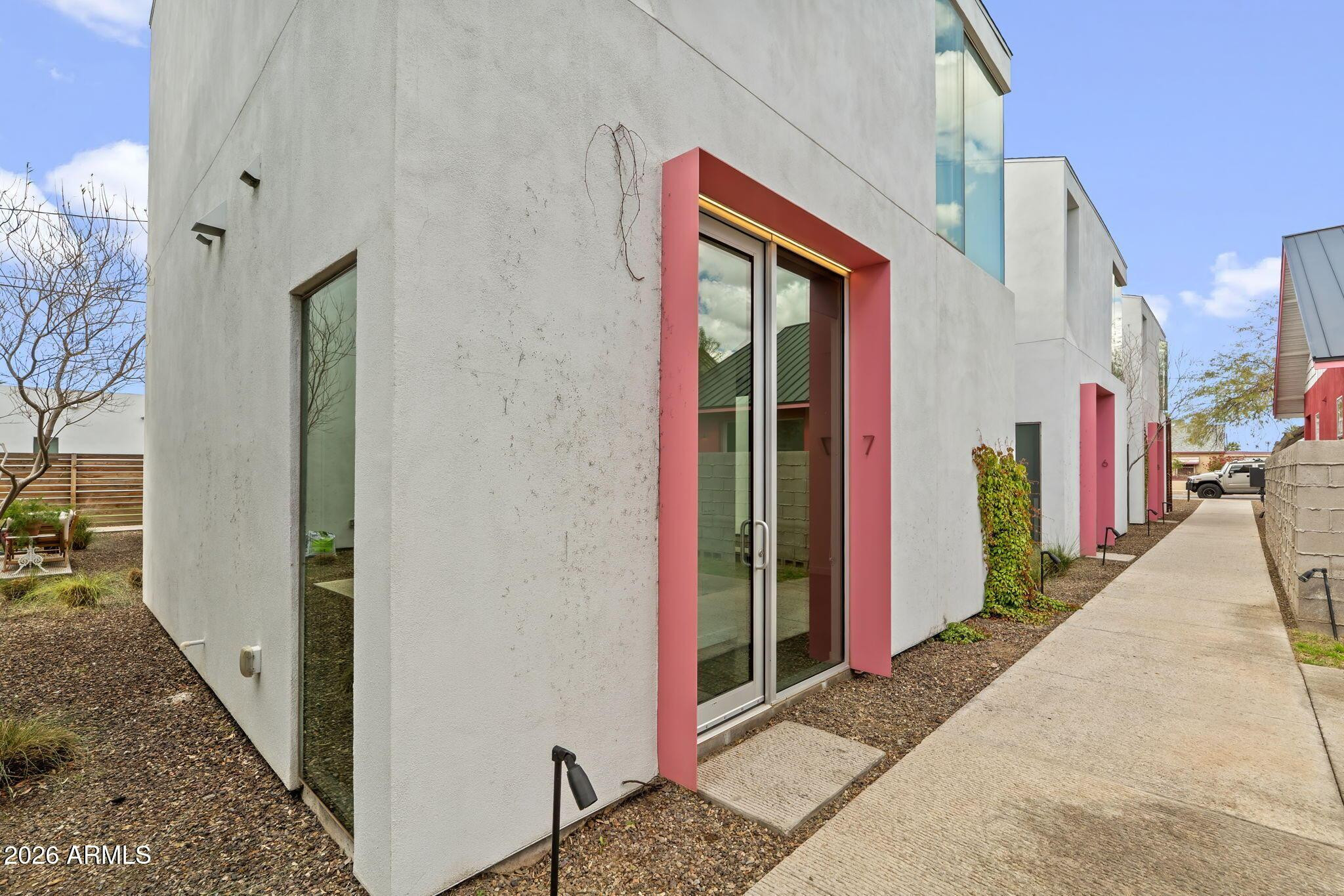 1337 East Polk Street, Unit 7 Phoenix, AZ 85006 - Photo 7 of 25 a view of a entryway door front of house