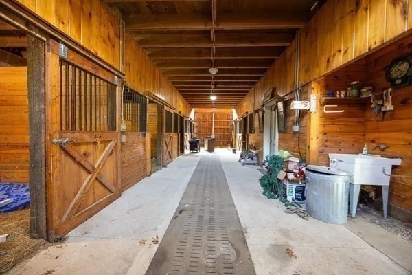 a view of under construction room and staircase