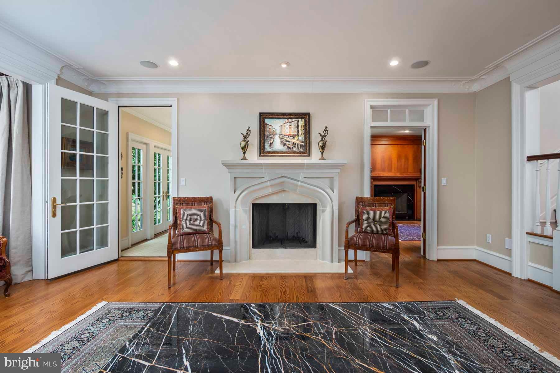 2 Matlack Lane Villanova, PA 19085 - Photo 28 of 83 a living room with furniture and a fireplace