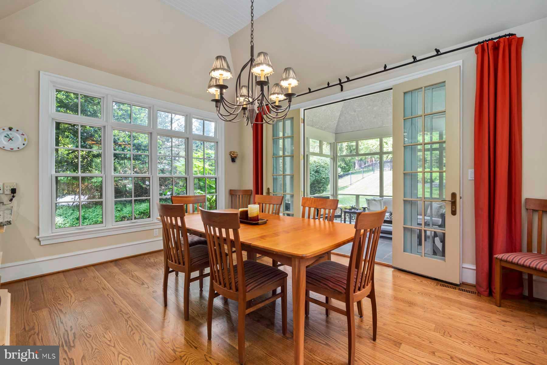 2 Matlack Lane Villanova, PA 19085 - Photo 41 of 83 a view of a dining room with furniture window and wooden floor
