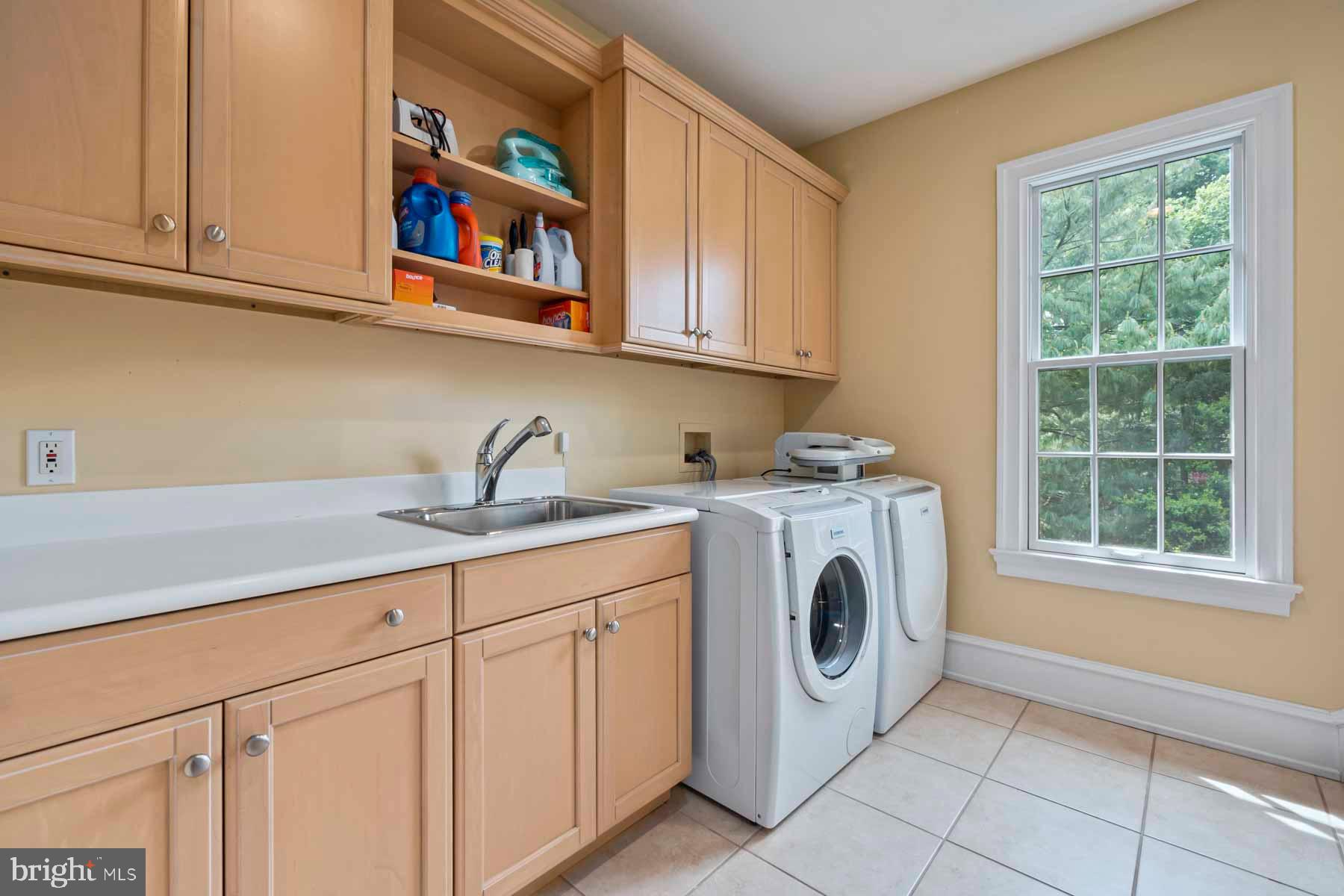 2 Matlack Lane Villanova, PA 19085 - Photo 72 of 83 a utility room with sink dryer and washer