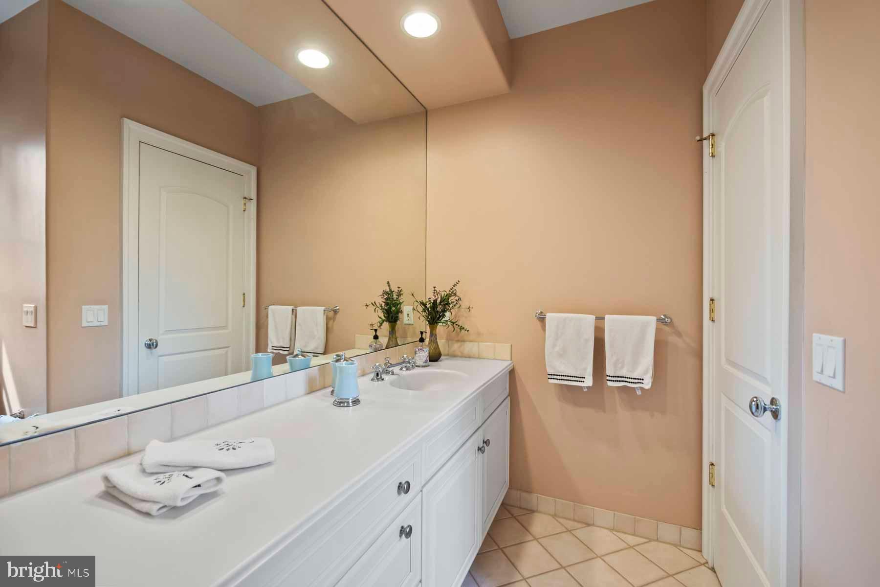 2 Matlack Lane Villanova, PA 19085 - Photo 79 of 83 a bathroom with a sink vanity and mirror