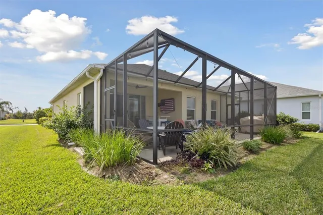 a house view with a garden space