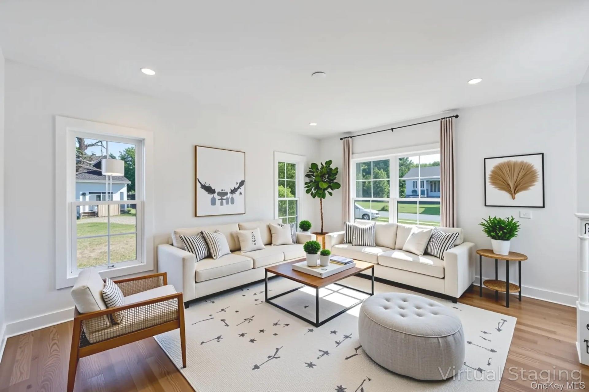 84 James Hawkins Road Moriches, NY 11955 - Photo 28 of 50 a living room with furniture and a large window